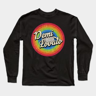 Demi Lovato henryshiftervintage Long Sleeve T-Shirt